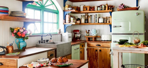 27 Inspirasi Desain Interior Kamar Dan Dapur Rumah Eklektik Yang Keren